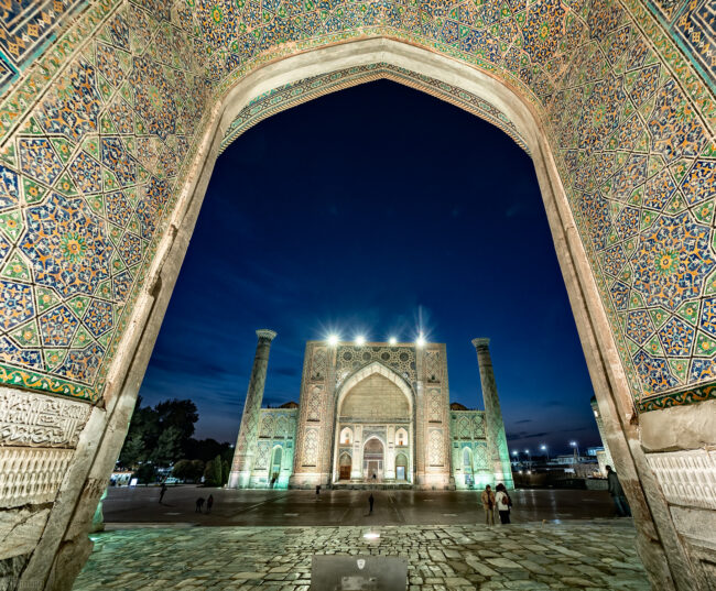 Registan square <p> Samarkand, Uzbekistan (2024)